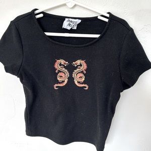 Princess Polly dragon baby tee